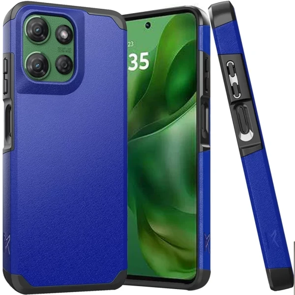 Satin Slim ShockProof Case - CLASSIC BLUE MOTO G 5G 2025
