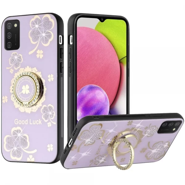 SILK FLORAL RING - Good Luck Floral PURPLE  GALAXY S20 ULTRA (6.9 INC)