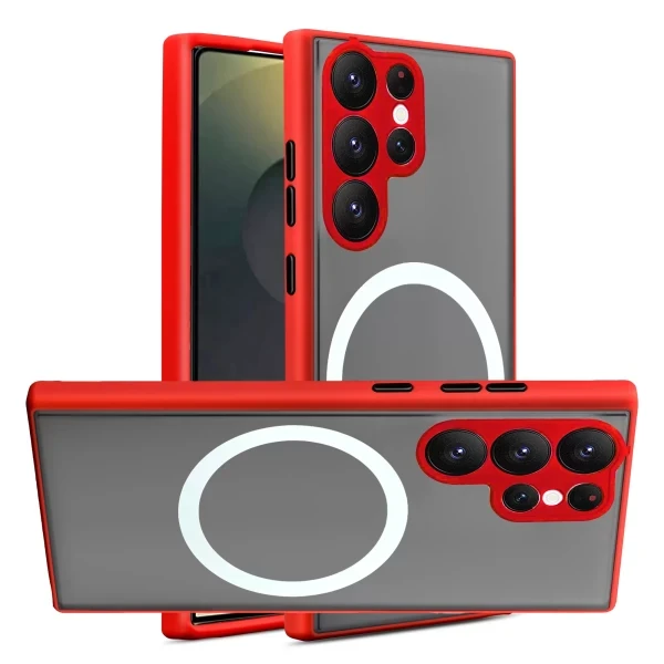 INCLINE SERIES WITH MAGSAFE - RED  GALAXY S25 ULTRA