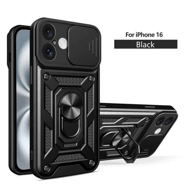 Armor Cam Slide Magsafe Stand - BLACK  IPHONE 16