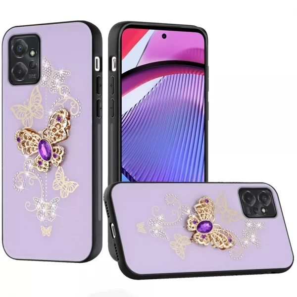 SILK BUTTERFLY VASE - PURPLE MOTO RAZR+ PLUS (2024) / RAZR 50 ULTRA