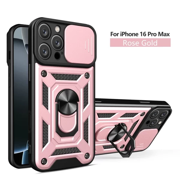 Armor Cam Slide Magsafe Stand - PINK  IPHONE 16 PRO MAX