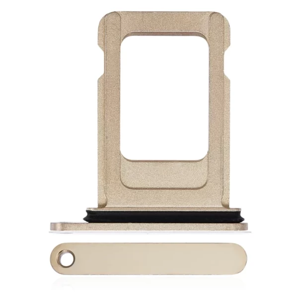 Dual Sim Card Tray Compatible For IPhone 14 Pro / 14 Pro Max - GOLD