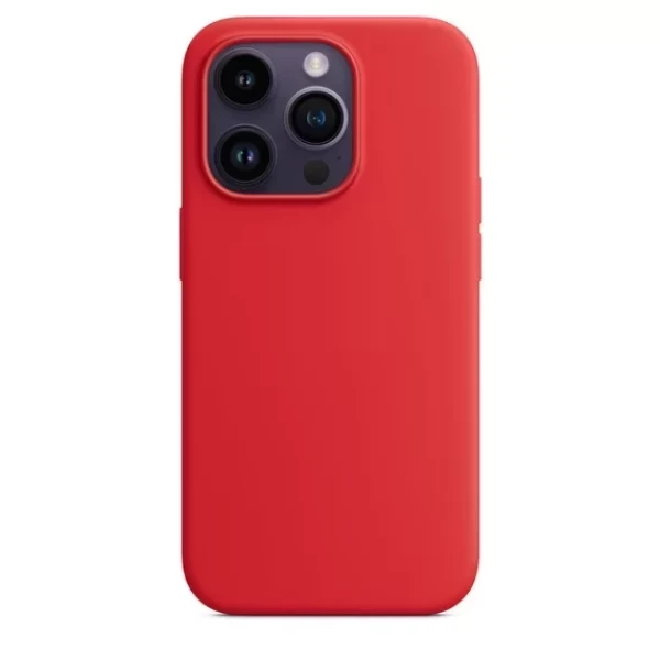 IPHONE 11 PRO LIQUID SILICONE CASE (NO LOGO) - RED  IPHONE 11 PRO