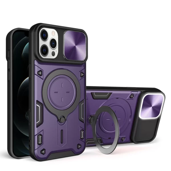 Sentrix Cam Slide Magsafe Stand - PURPLE  IPHONE 12 / 12 PRO