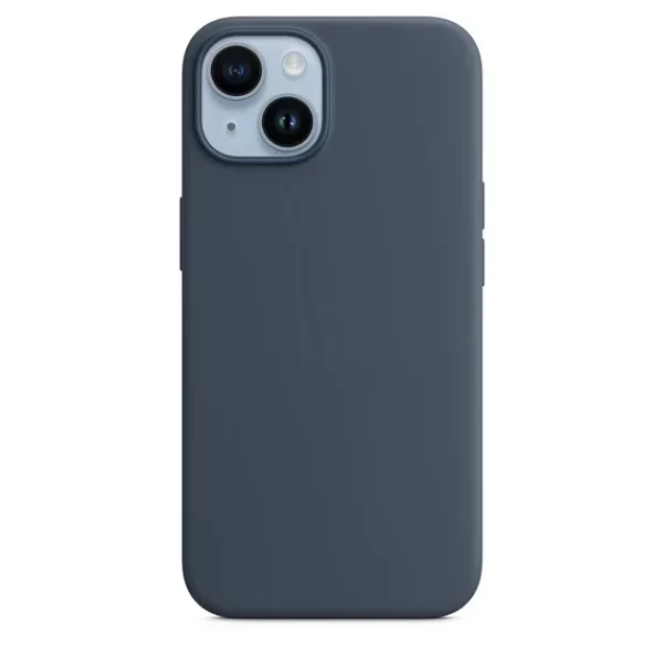 IPHONE 15 PM LIQUID SILICONE CASE (NO LOGO) - NAVY BLUE  IPHONE 15 PRO MAX
