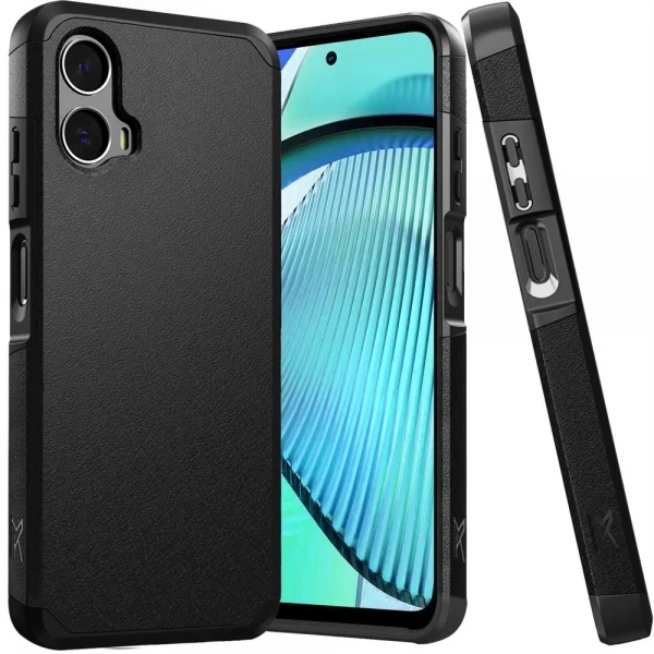 Satin Slim ShockProof Case - BLACK MOTO G POWER 5G 2025