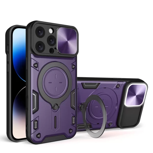 Sentrix Cam Slide Magsafe Stand - PURPLE  IPHONE 14 PRO MAX