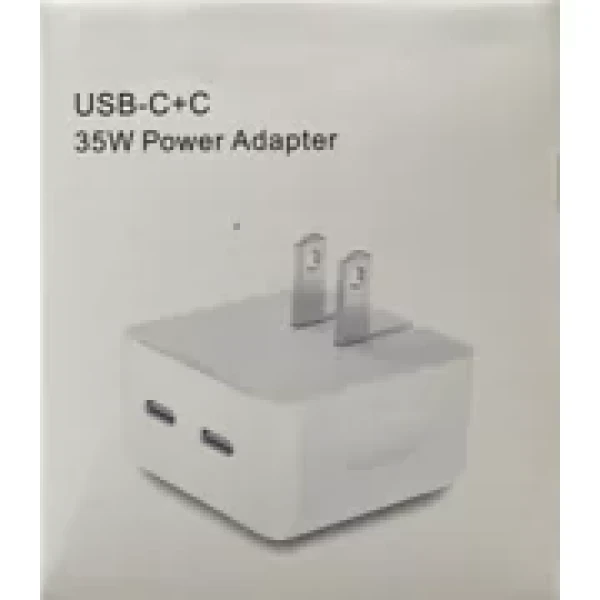 (IV) 35 USB-C POWER ADAPTER (NO LOGO) - WHITE  ALL MODEL