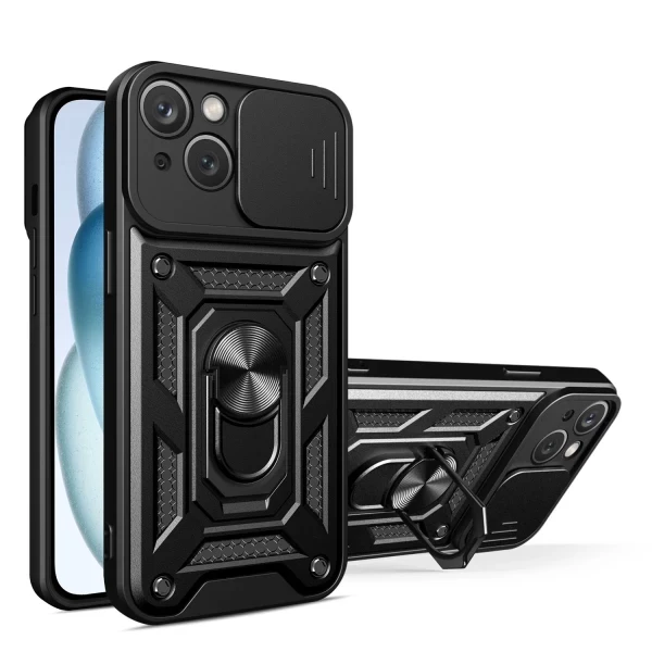 Armor Cam Slide Magsafe Stand - BLACK  IPHONE 15 PLUS / 14 PLUS