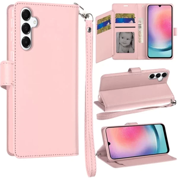 Wallet Diary Pouch - ROSE GOLD- Galaxy A26 5G