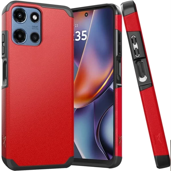 Satin Slim ShockProof Case - RED MOTO G 5G 2025