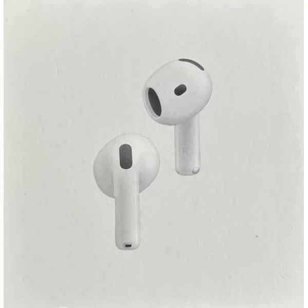 (IV) EARBUDS with Wireless Charging Case AIRPOD 4 (NO LOGO) - TRUE WIRELESS WHITE ((Works With All IOS)  ALL MODEL