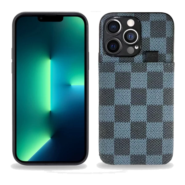 HAMPTONS LEATHER SQUARE CC - BLACK