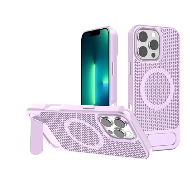 Arlo Carbon Magsafe Kickstand case - Pink  IPHONE 13/12 PRO MAX