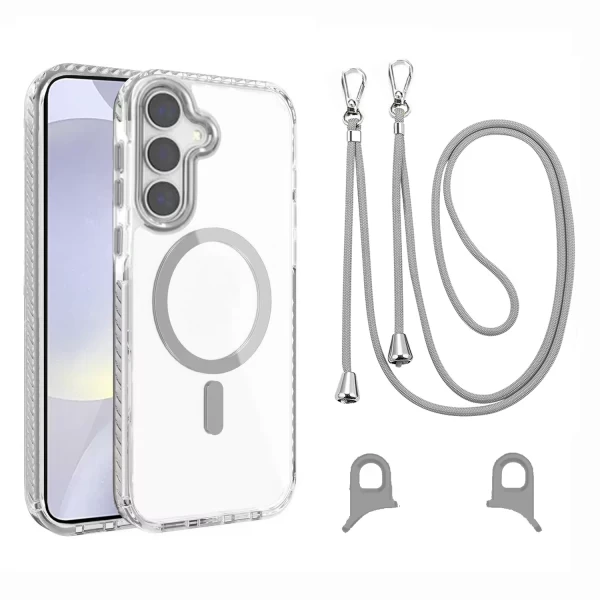 Clear Magsafe Strap - GREY  GALAXY S25