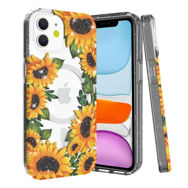 AMUSE MAGSAFE CLEAR - SUNFLOWER (GD26)  IPHONE 11