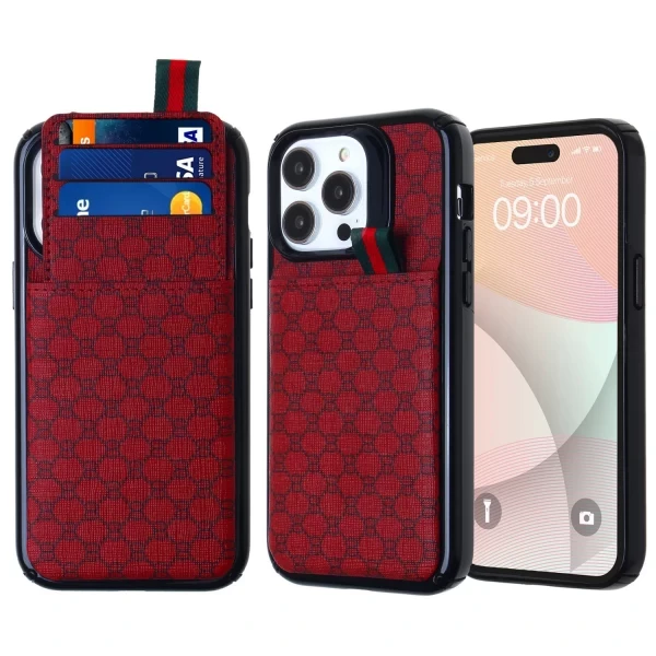 SUAVE MONTAUK CC - RED (L58)  IPHONE 15
