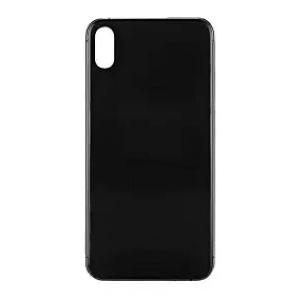 BACK GLASS NO LOGO iPhone X - BLACK