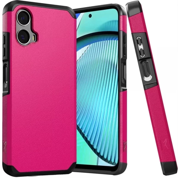 Satin Slim ShockProof Case - Hot pink MOTO G POWER 5G 2025