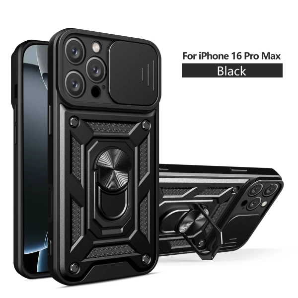 Armor Cam Slide Magsafe Stand - BLACK