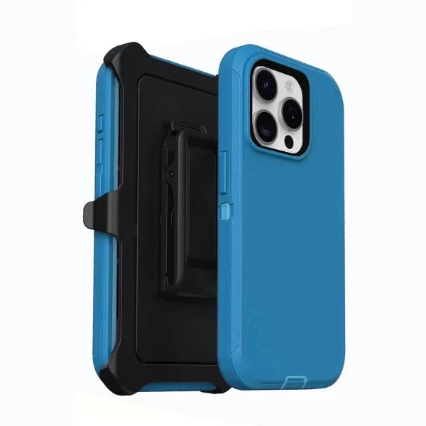 HEAVY DUTY OFF TRACK (NO LOGO) - TEAL  IPHONE 14 PRO