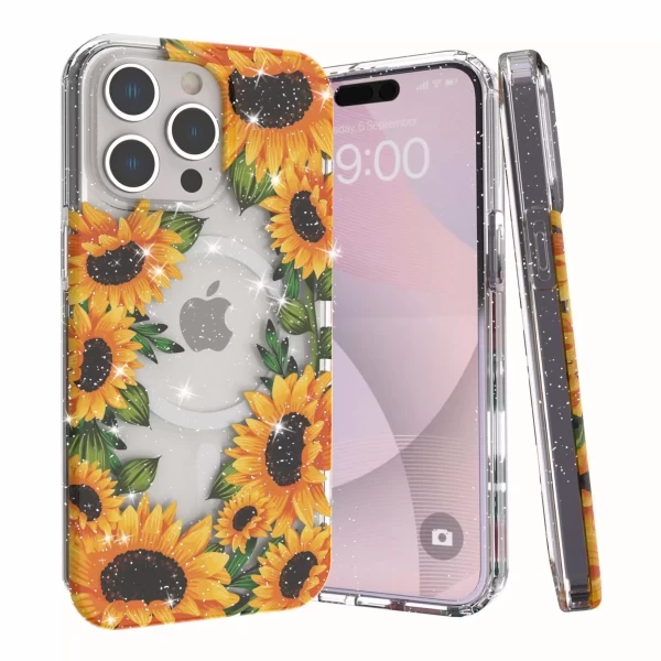 AMUSE MAGSAFE CLEAR - SUNFLOWER (GD26)  IPHONE 15 PRO MAX