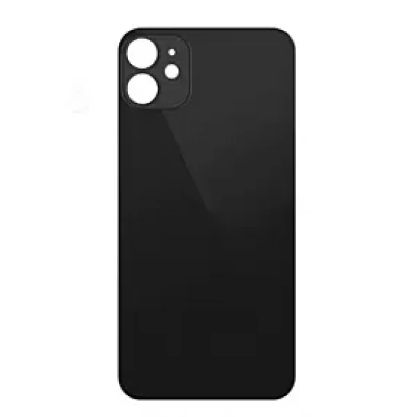 BACK GLASS NO LOGO iPhone 12 - BLACK