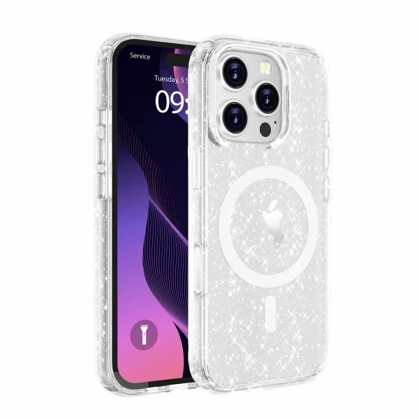 CONFORMITY HEAVY DUTY MAGSAFE - GLITTER WHITE