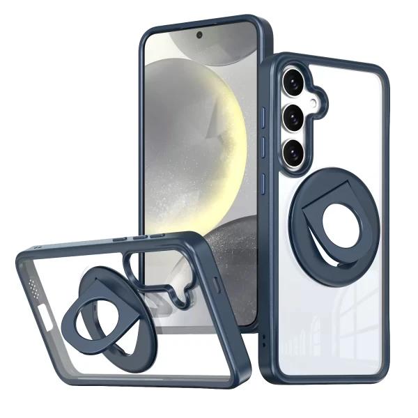 Orbit Clear Rotating Ringstand Magsafe - DARK BLUE  GALAXY S25 / S24
