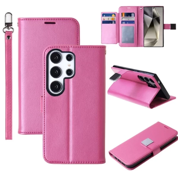 PRESTIGE WALLET - HOT PINK (N3)  GALAXY S25 ULTRA