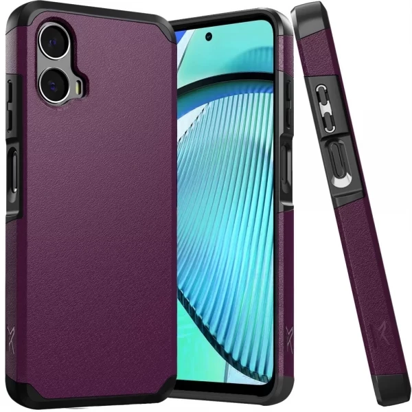 Satin Slim ShockProof Case - M. PURPLE MOTO G POWER 5G 2025