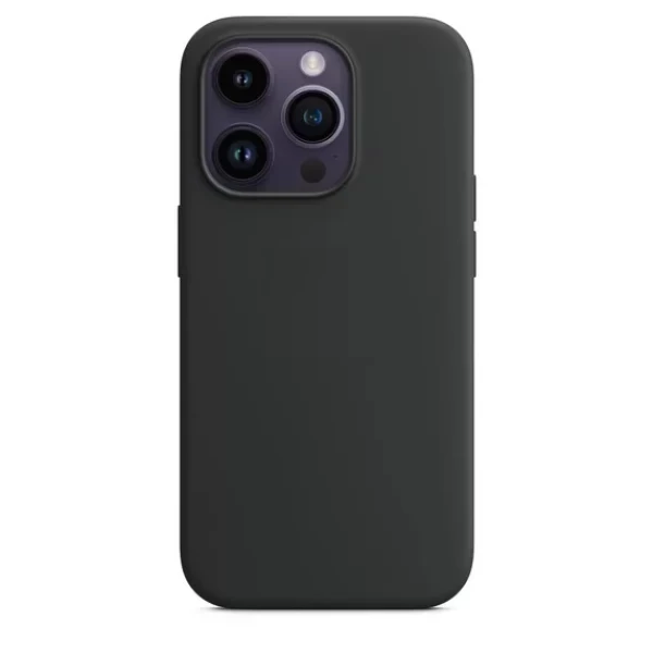 IPHONE XR LIQUID SILICONE CASE (NO LOGO) - BLACK  IPHONE XR