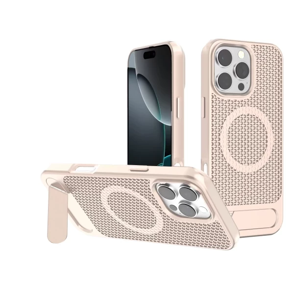Arlo Carbon Magsafe Kickstand case - Rose Gold  IPHONE 16 PRO