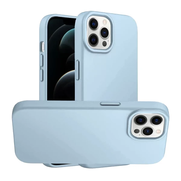 LIQUID SILICONE CASE (NO LOGO) - SKY BLUE