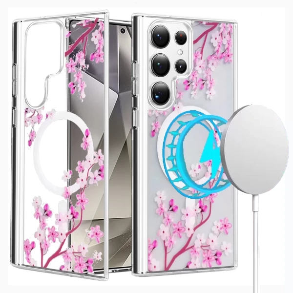 AMUSE MAGSAFE MATTE - CHERRY BLOSSOMS GALAXY S25 ULTRA