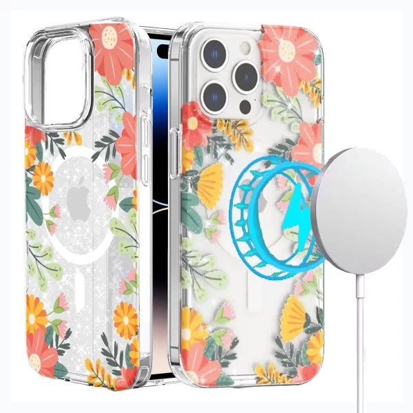 AMUSE MAGSAFE FALLS CLEAR - YELLOW (GD23)   IPHONE 14 PRO MAX / 15 PRO MAX