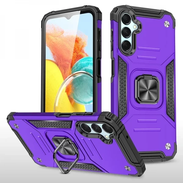 Robust Magnetic Kickstand Hybrid Case Cover - PURPLE Galaxy A26 5G